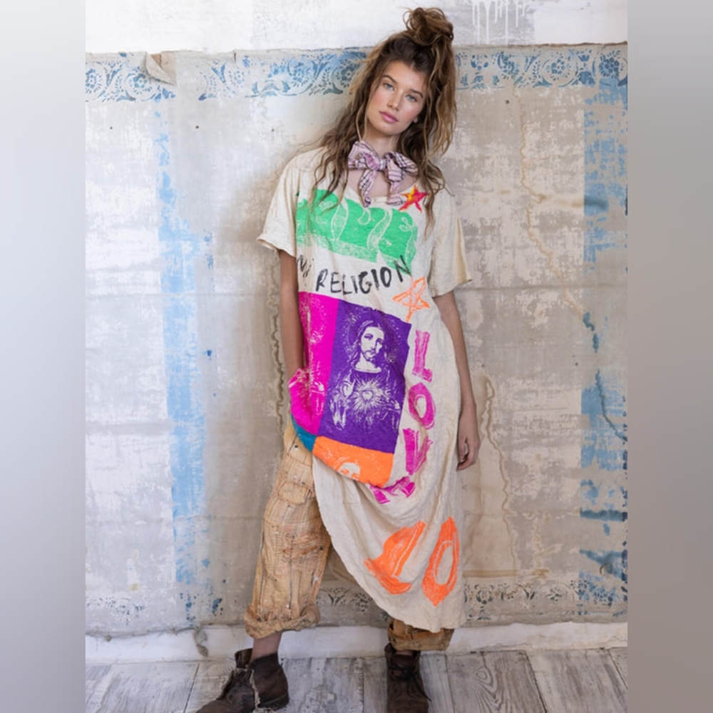 MP Love Graffiti Dress one size - Picture 1 of 6